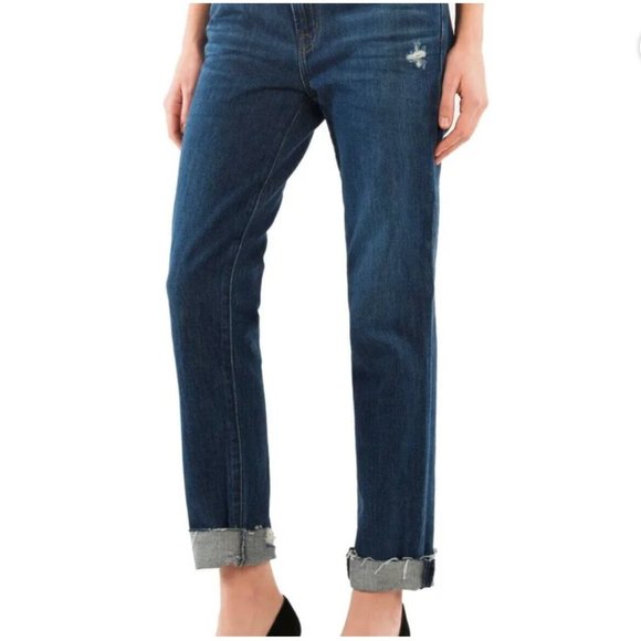 J Brand Mid Rise Boy Fit - Sz 27 - Picture 1 of 6